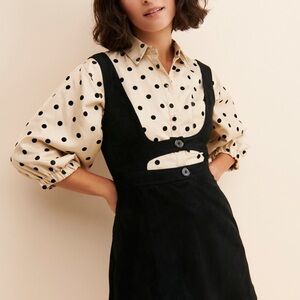 Black Pinafore Dress